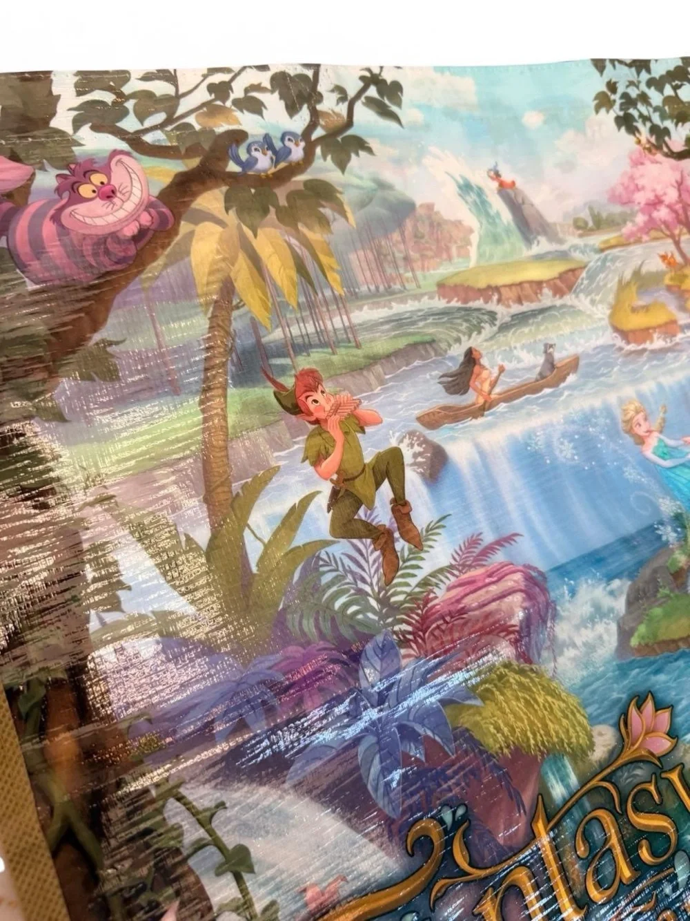 Tokyo DisneySea Fantasy Springs Tote Bag Large NWOT Japan Disney